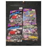 Lot of 4 Johnny Lightening Hot Rods