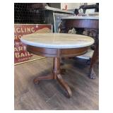 Small marble top table