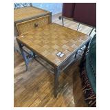 Silver metal table
