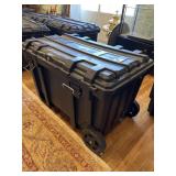 Large black rolling toolbox