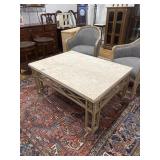 Heavy stone top table