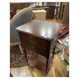 Two drawer end table