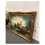 Reproduction Washington crossing the Potomac