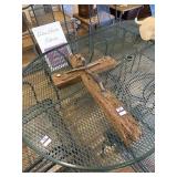 Wood and metal cross