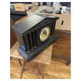 Slate mantle clock