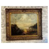 Antique oil on board