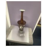 Antique taper neck oriental vase