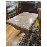 Antique EastLake marble top table