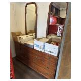 Henkel Harris double dresser and mirrors