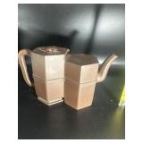 Oriental pottery tea pot