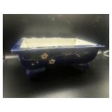 Antique Chinese cobalt planter