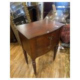 Inlaid two drawer table