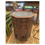 Hand-painted accent table