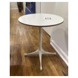 Herman Miller white accent table