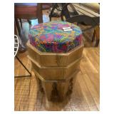 Small fruitwood stool