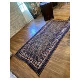 Blue, yellow and tan Rug