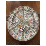 Rose medallion platter