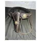 Black leather holster
