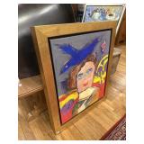 Gina Pellon mixed media on canvas