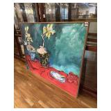 Signed 1987 abstract art