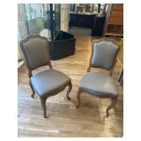 Pair French child armchairs