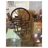 Very old spinning wheel