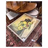 Signed V.O (Vorahovats) 1960 still life scene