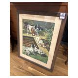 Vintage dog print