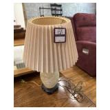 Off-white ceramic lamp