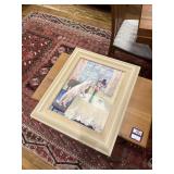 Elizabeth Bygler cat scene oil on canvas