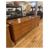 Danish modern teak Six drawer dresser