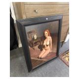 Signed Ferrin 96-97 female portrait