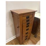Oak mission style Jewelry chest