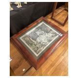White tiger print