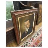 V. Orahovats 1963 male portrait oil on canvas