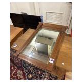 Wood frame mirror