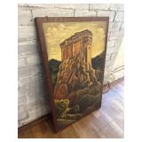 Signed Orahovats painting on wood