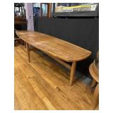 MCM surfboard style coffee table