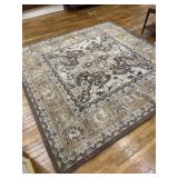 Tan, gray and brown Rug