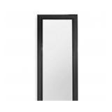 Over the Door Mirror 16-Inch x 52-Inch in Black