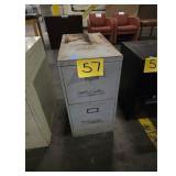 File Cabinet 2-Drawer, Gray