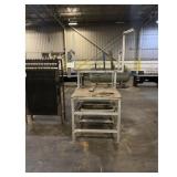 Aluminum Workbench with Shelving