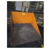 Heavy Duty Industrial Scrap Metal Bin - Orange