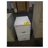 2-Drawer Filing Cabinet - White