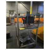 Industrial Workstation Cart with Monitor and...