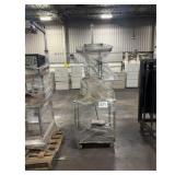 Industrial Stainless Steel Cart with Wheels -...