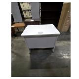 White Modern Desk - Compact Office Furniture