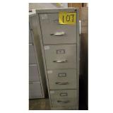 Filing Cabinet - 4 Drawer - Beige