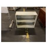 Office Storage Shelf - 3-Tier Metal Bookcase
