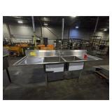 Commercial Stainless Steel 3-Compartment Sink...